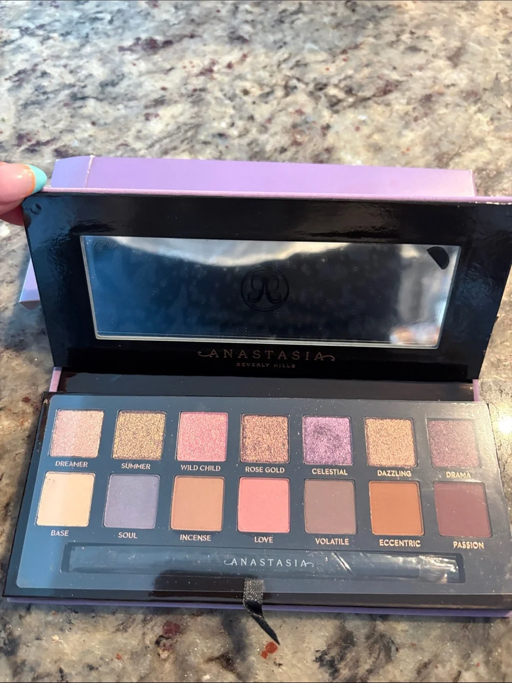 Norvina Anastasia Beverly Hills Norvina Palette - Lavender Purple Packaging